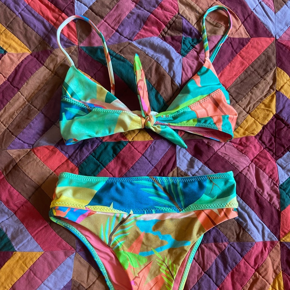 Farm Rio Bikini Top and Bottom (S)